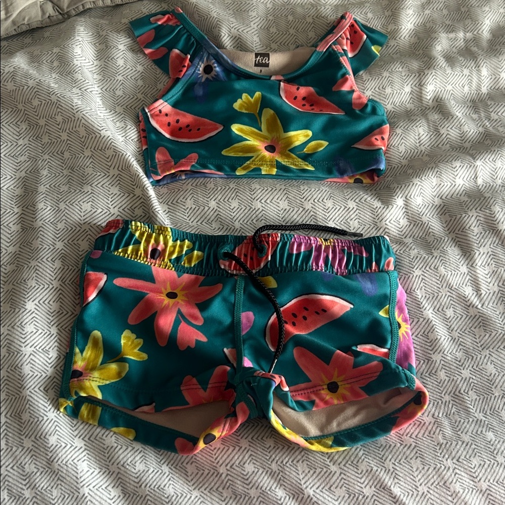 5 Girls Bathing Suits & Rashguard - 3 - Picture 12 of 12